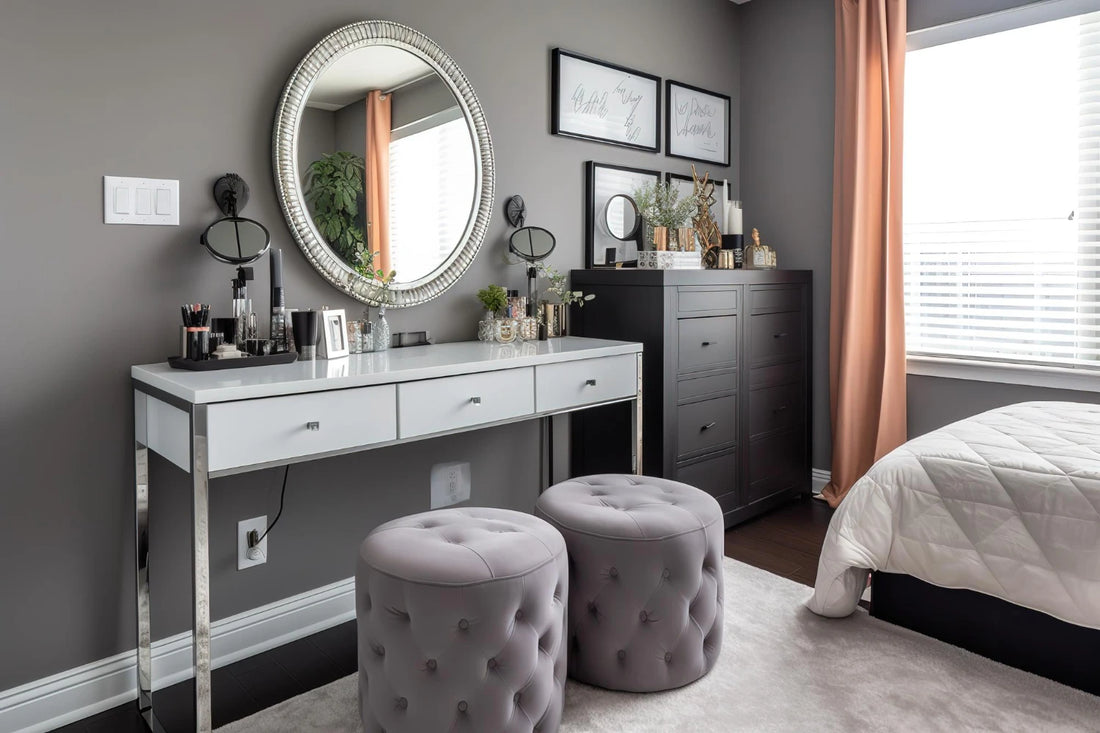 Chic Bedroom Vanities: Style & Function Combined