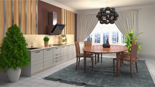 How to Design a Kitchen and Dining Room Furniture Combo on a Budget