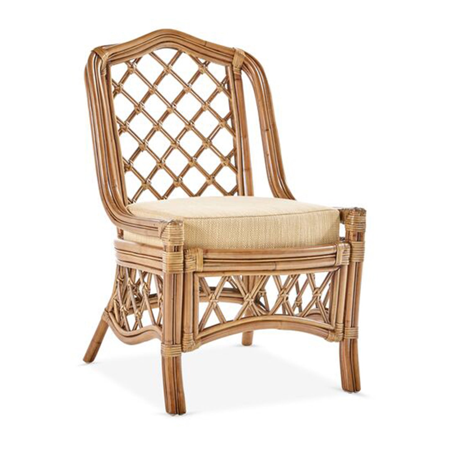 Nadine Rattan Side Chair, Natural/Beige