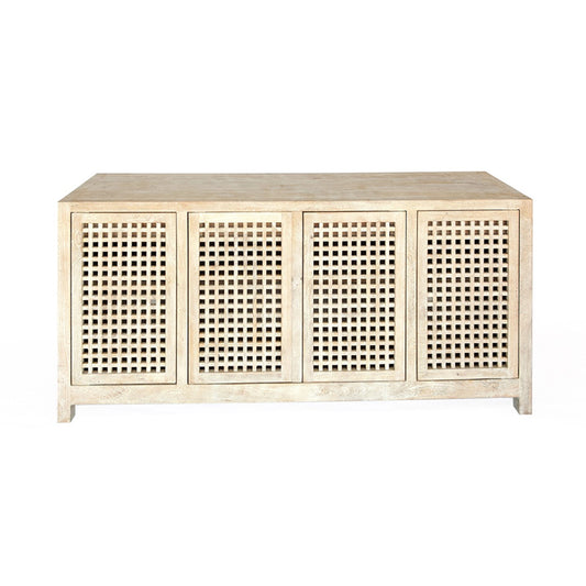 Driftwood Lattice Credenza