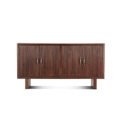 Positano 68" Mango Wood and White Marble Sideboard