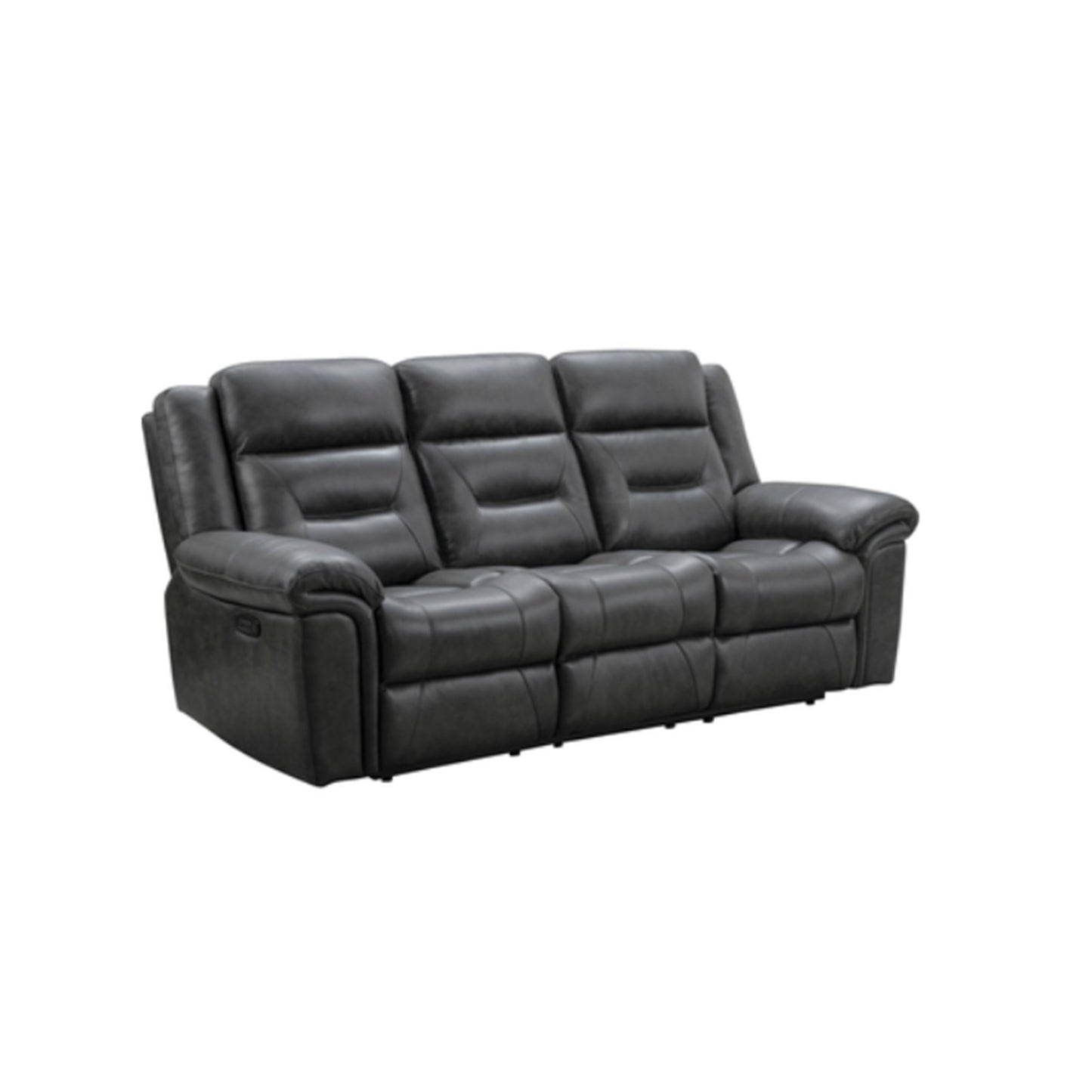 Kamden Leather Triple Power Reclining Sofa