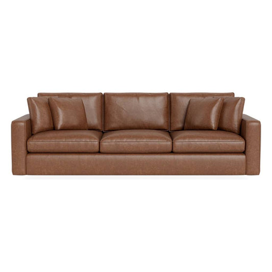 James Leather 3-Seat Sofa