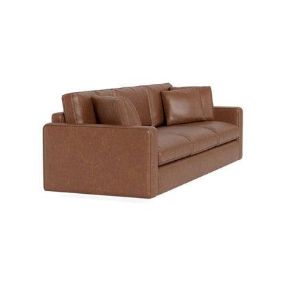 James Leather 3-Seat Sofa