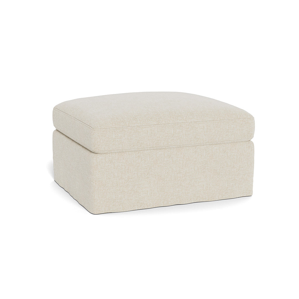 Ella Slipcovered Ottoman