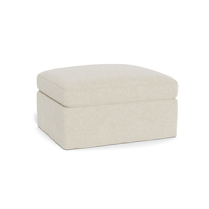 Ella Slipcovered Ottoman