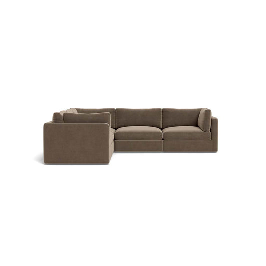 Tatum Modular 4-Seat Corner Sectional with Storage Ottoman