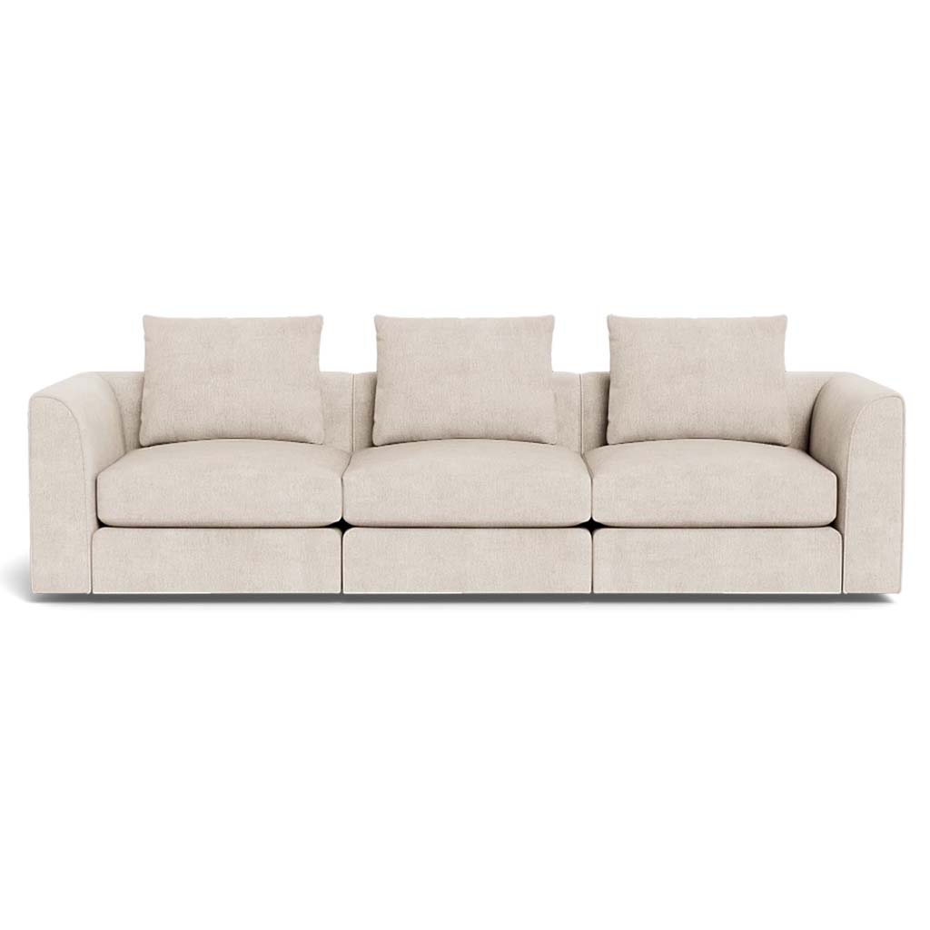 Beckham Modular Fabric 3-Seat Sofa