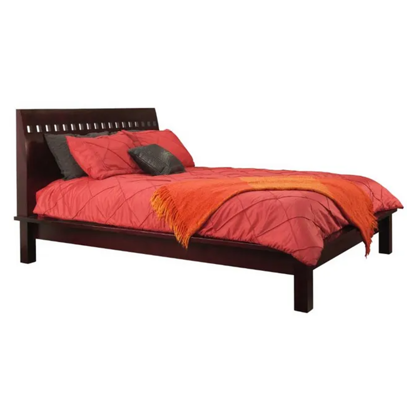 Veneto California King-Size Platform Bed in Espresso