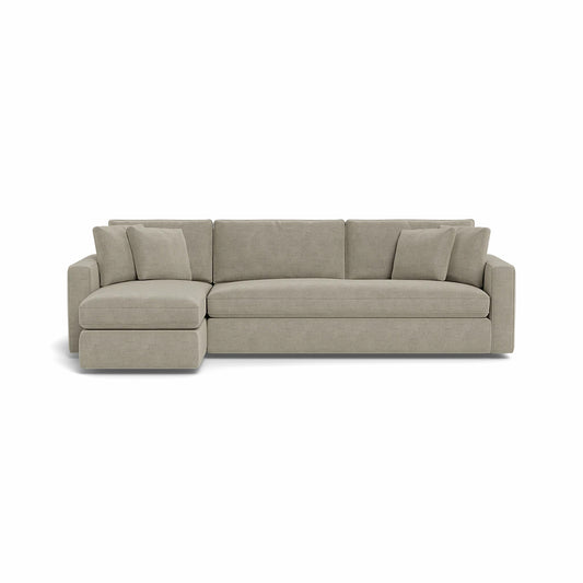 James 3-Seat Chaise Sectional with Storage