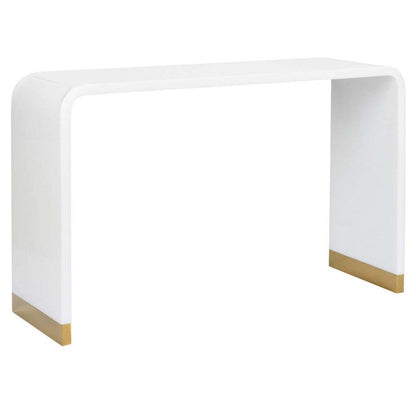 Acrylic Waterfall Console Table