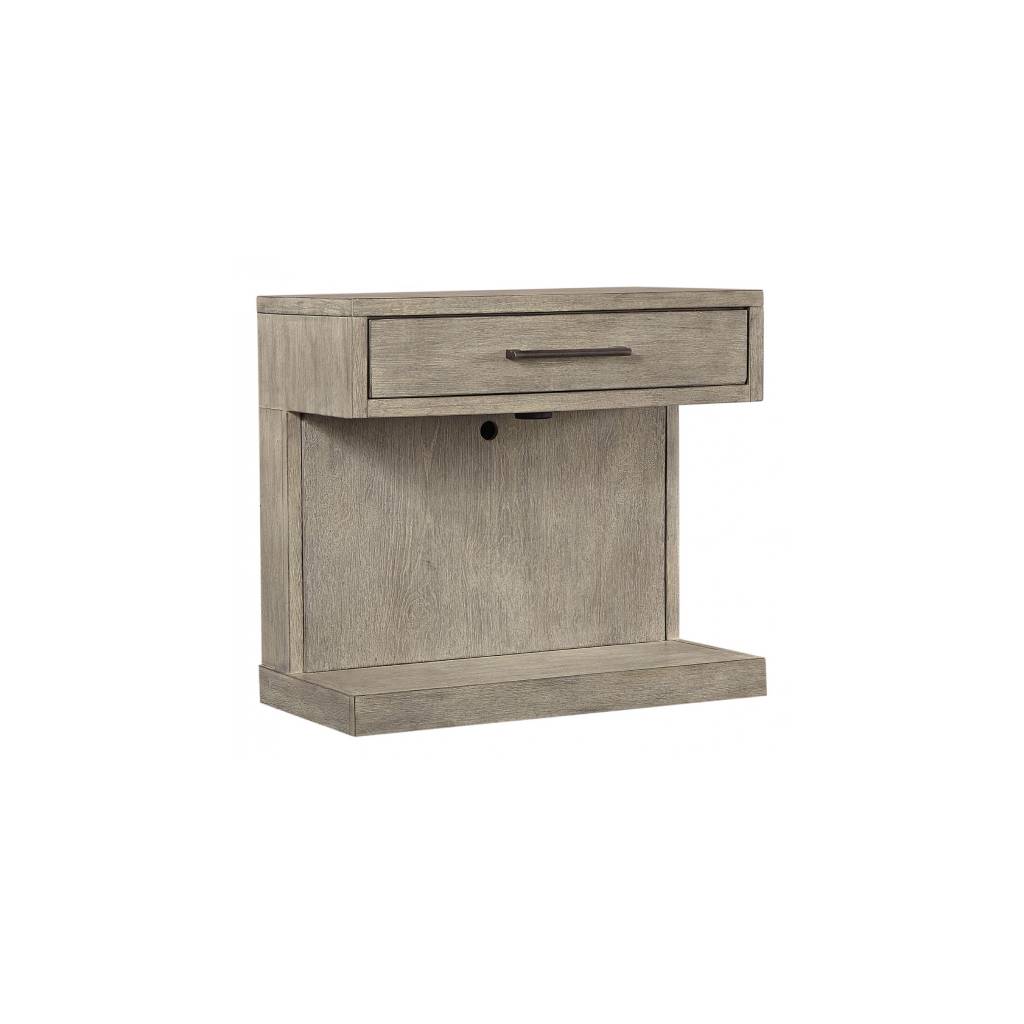 Platinum Queen Panel Storage 5-Piece Bedroom Set - Gray Linen