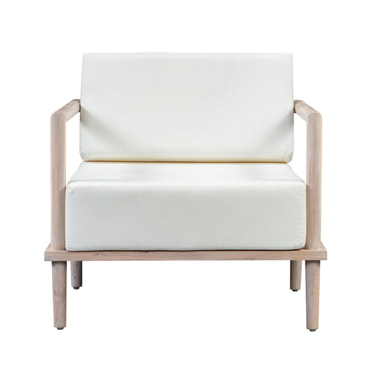 Emerson Cream Outdoor Lounge Chair