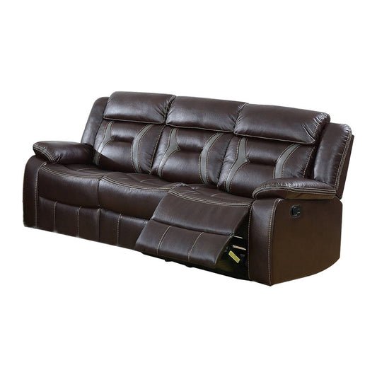 Leatherette Motion Sofa