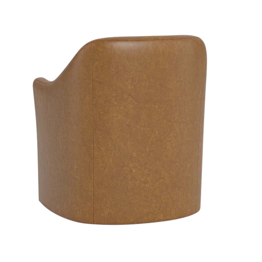 Savona Leather Swivel Chair