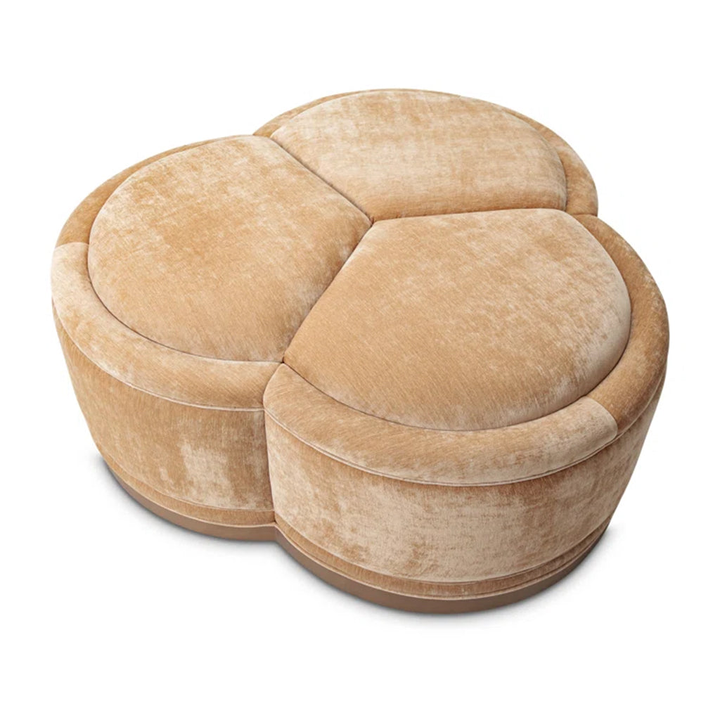 Malibu Crest Cocktail Ottoman in Honey