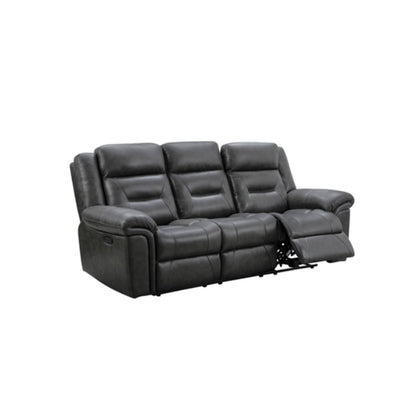 Kamden Leather Triple Power Reclining Sofa