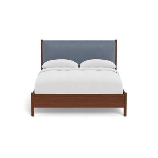 Percey Wood Framed Bed - Cove Performance Classic Weave