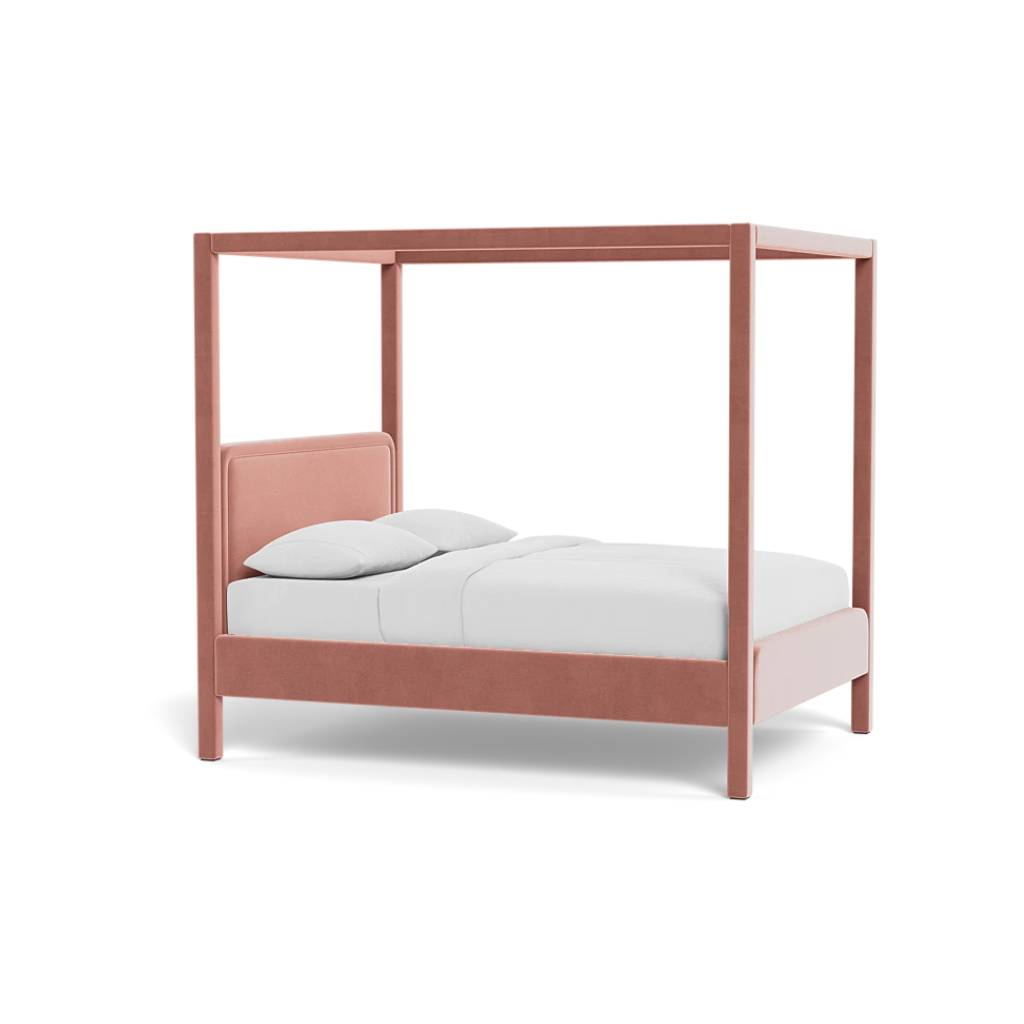 Rowan Fully Upholstered Canopy Bed Queen