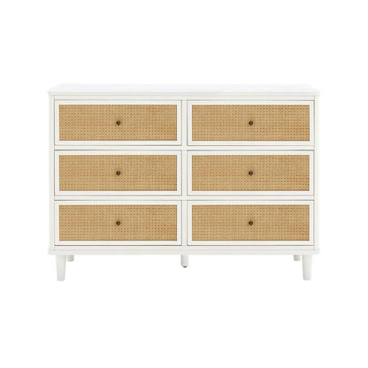 Marin Cane 6 Drawer Dresser