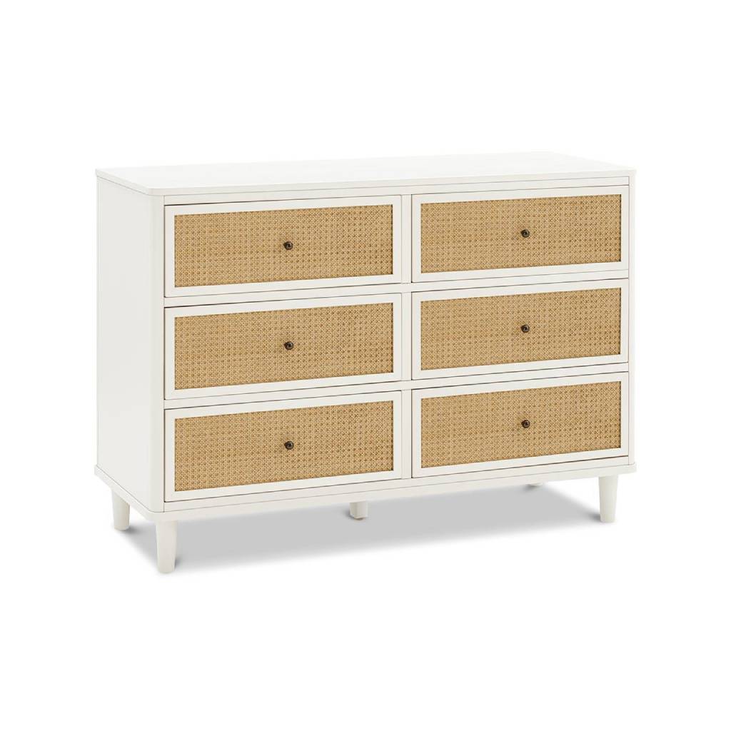 Marin Cane 6 Drawer Dresser