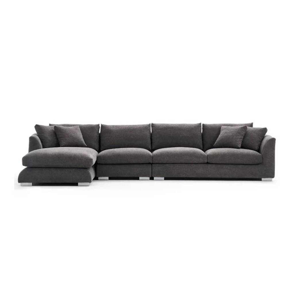 Feathers Sectional Left Chaise Sofa