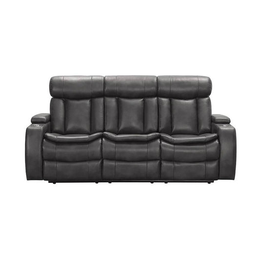 Zayne Power Reclining Leather Sofa