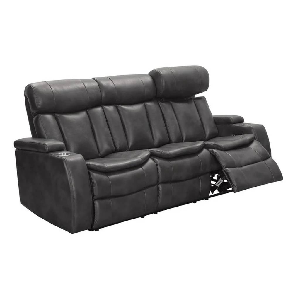 Zayne Power Reclining Leather Sofa