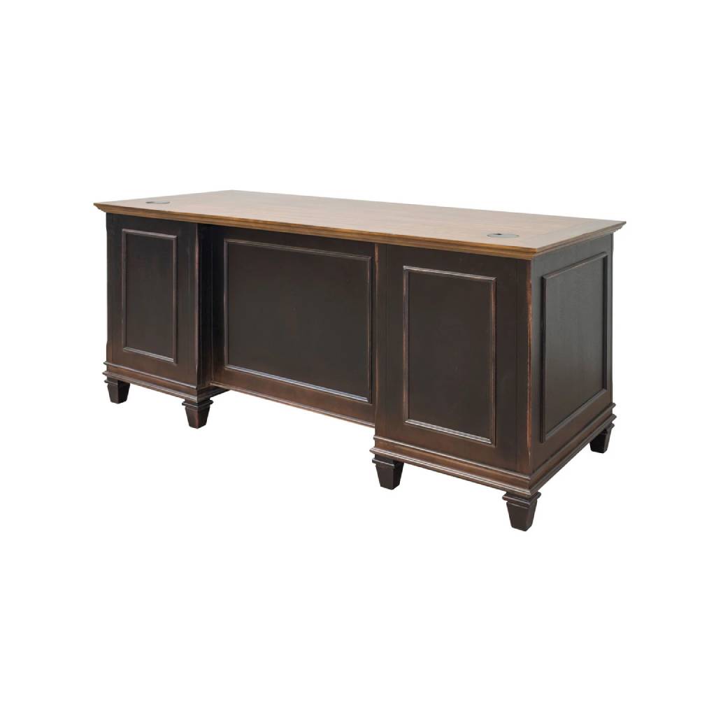 Hartford Wood Double Pedestal Desk