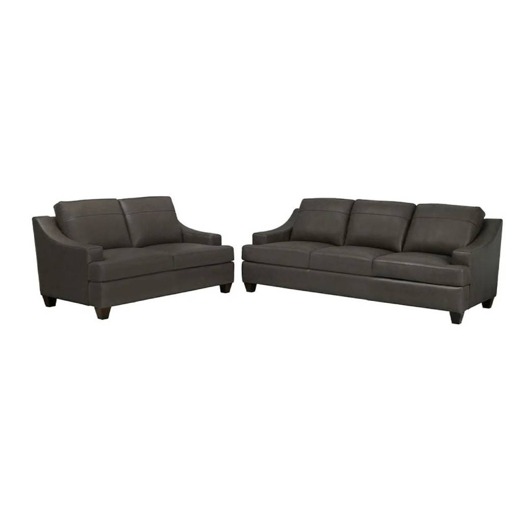 Merona 2-Piece Leather Sofa and Loveseat