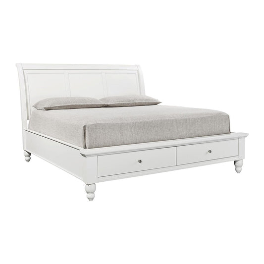 Cambridge 5PC Queen Sleigh Bedroom Group in White