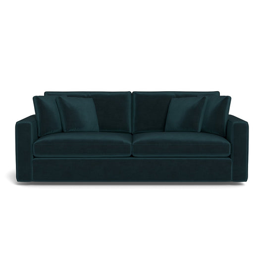 James 2-Seat Sofa With Storage Ottoma - Lux Home Decor